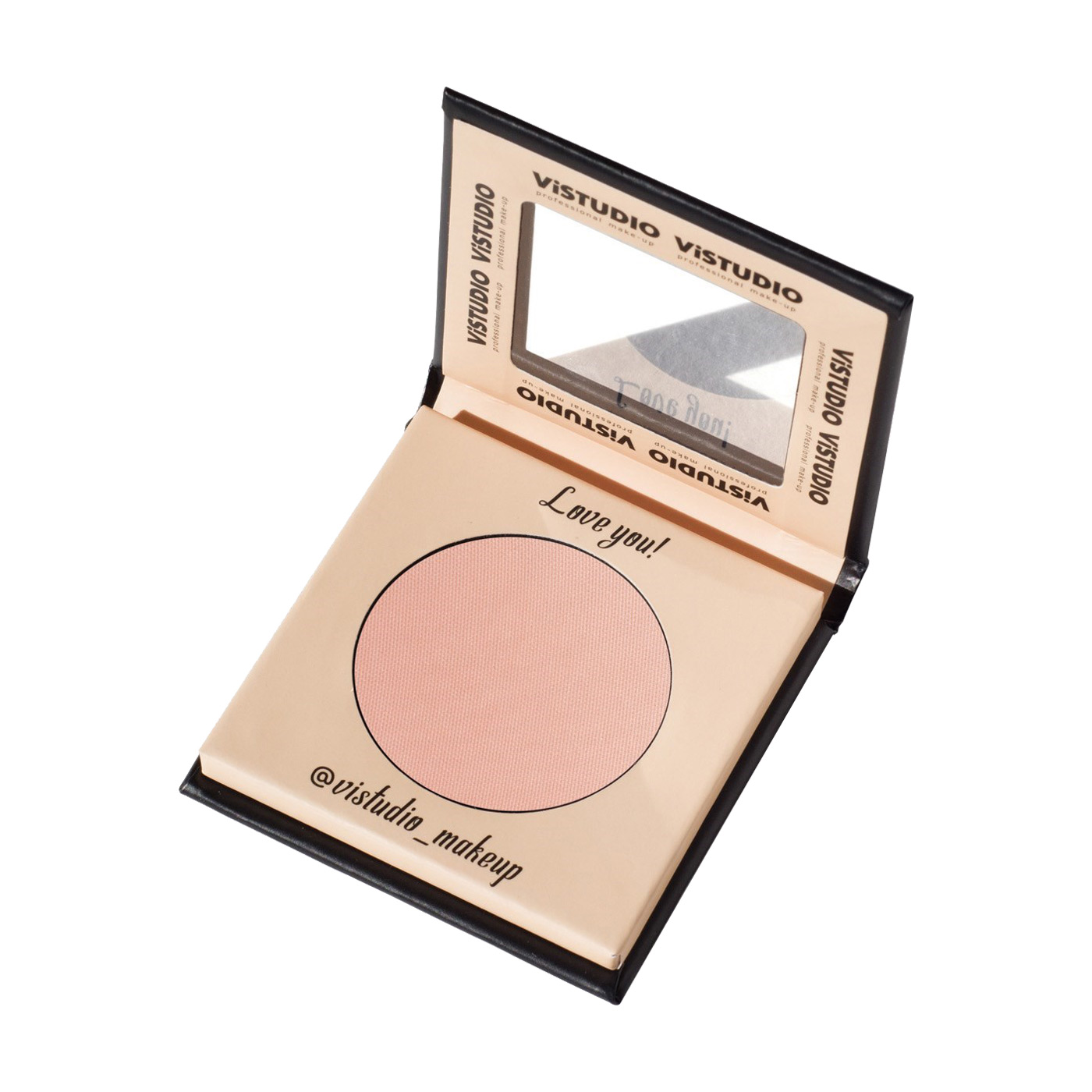 Уцінка! Компактні рум'яна для обличчя ViSTUDIO Compact Blush Чайна троянда, 6 г
